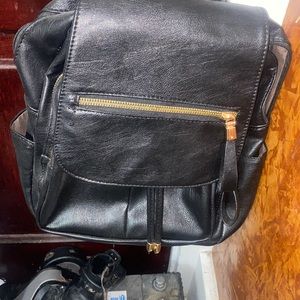 Black backpack